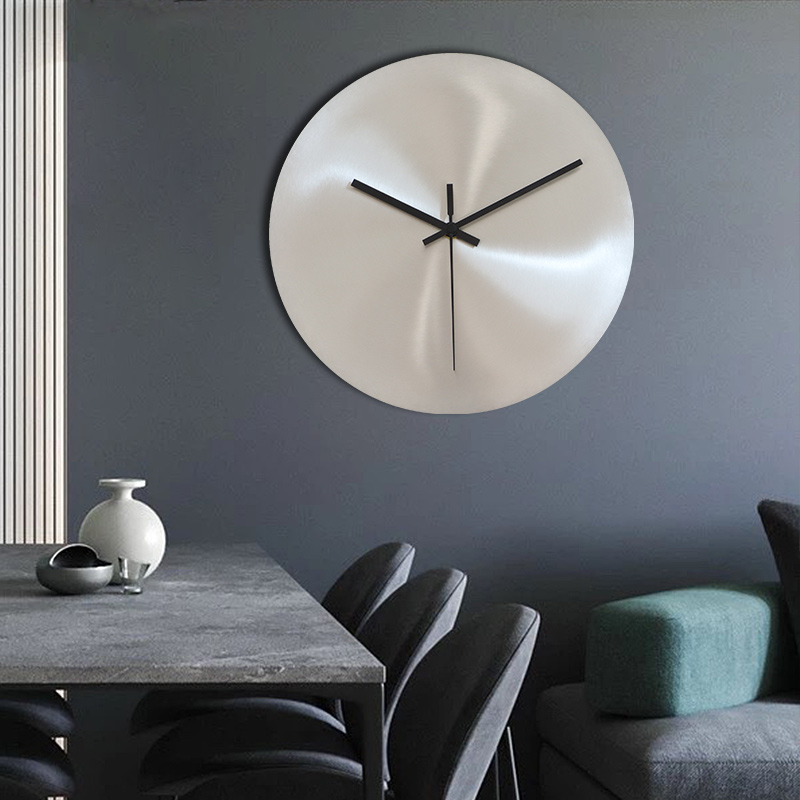 Korean Lifestyle Studio - Stainless Steel 3d Wall Clock Stylish