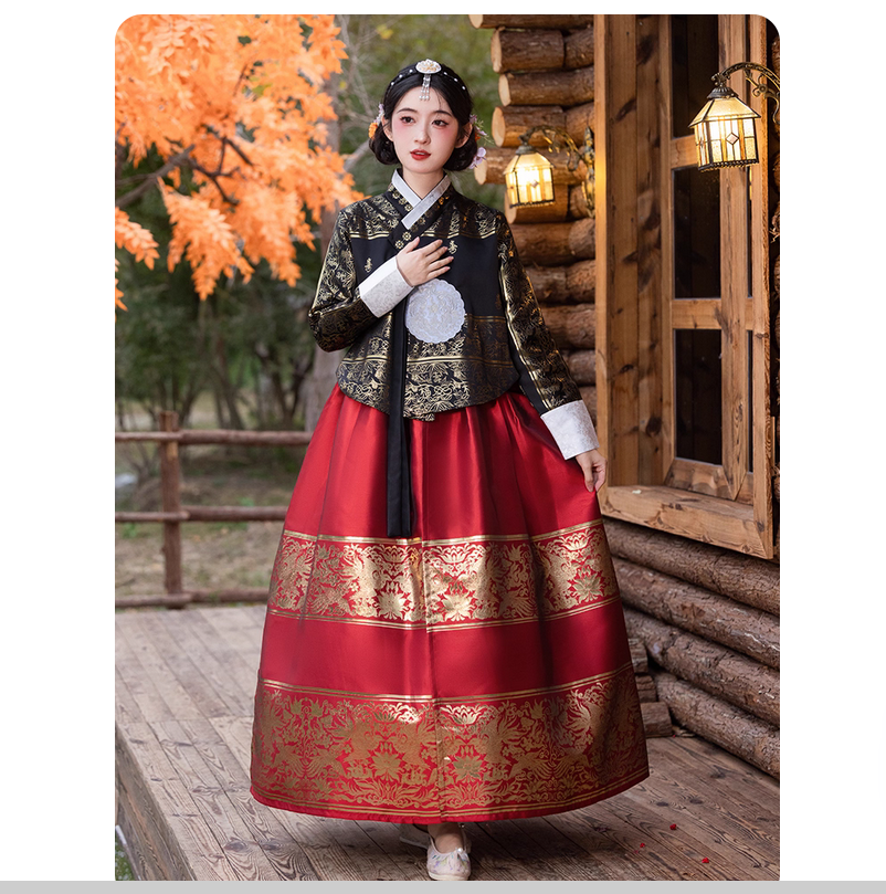 Korean Lifestyle & Kids Boutique Photos - Ethnic style retro Hanbok temperament slimming