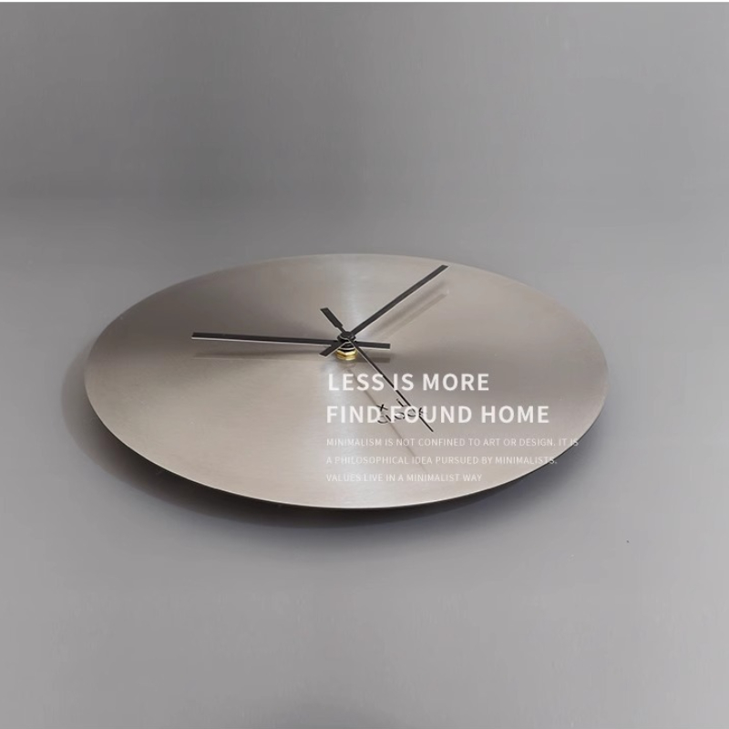 Stainless Steel 3d Wall Clock  - Korean Lifestyle Studio review and price