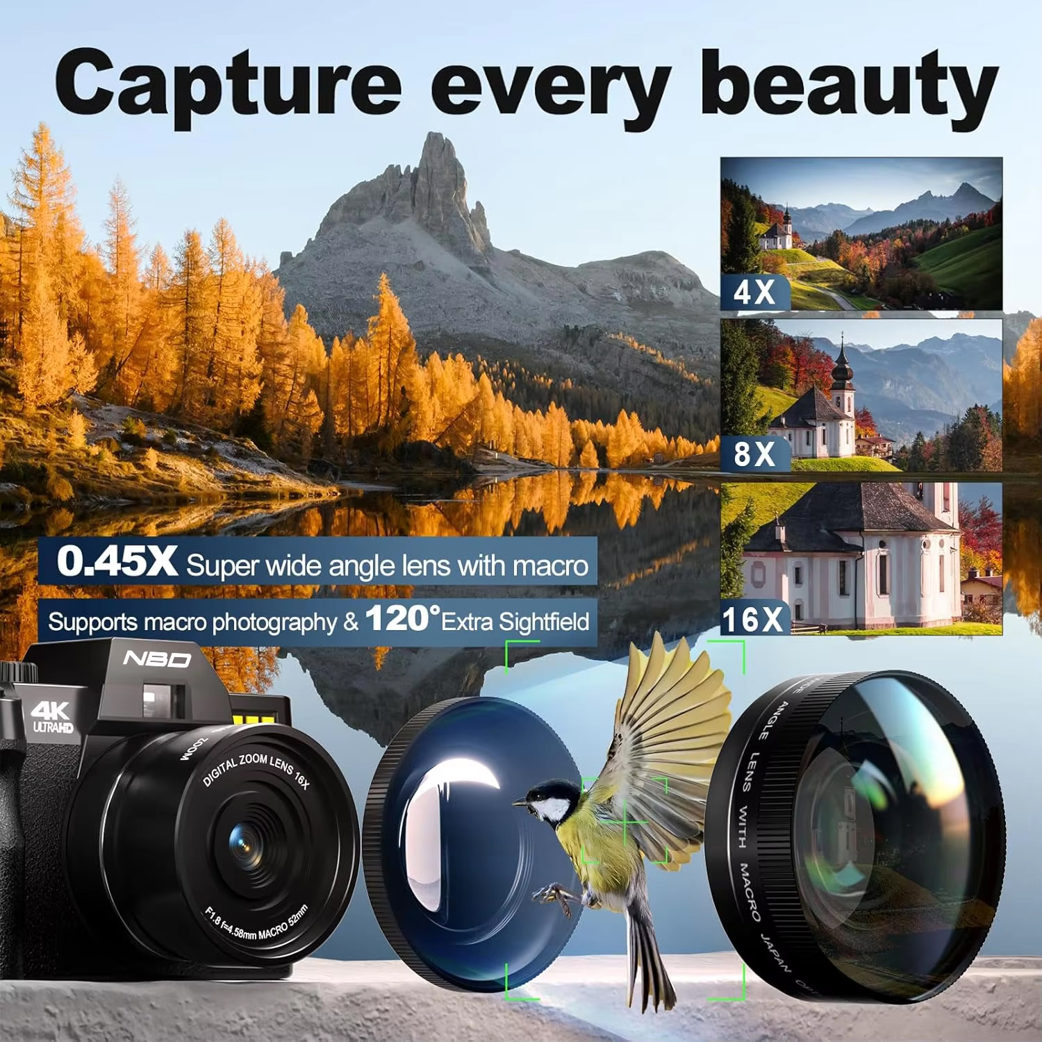 NBD S100F 48MP&4K Digital Came - Korean Lifestyle Youtubers review and price