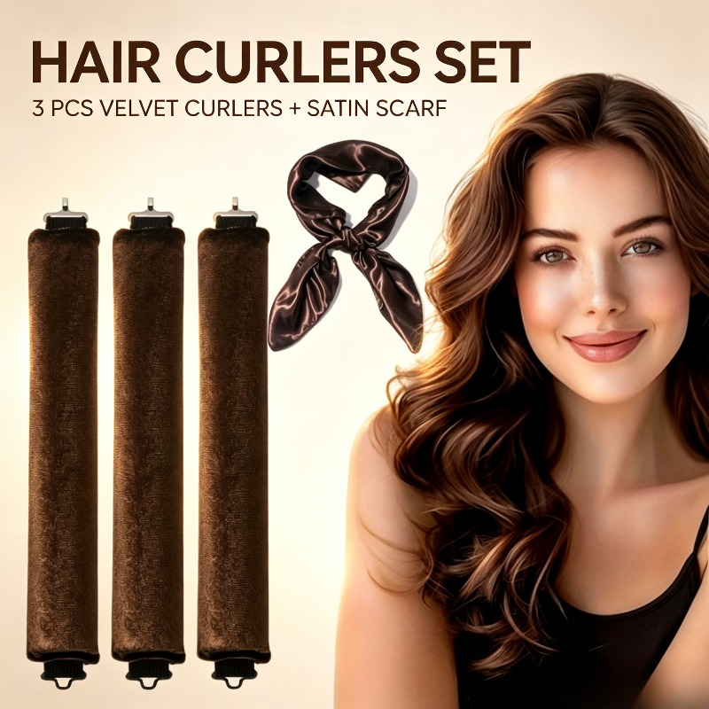 Thickened Heatless Curlers 3 P - Sleeping Pack Overnight review and price