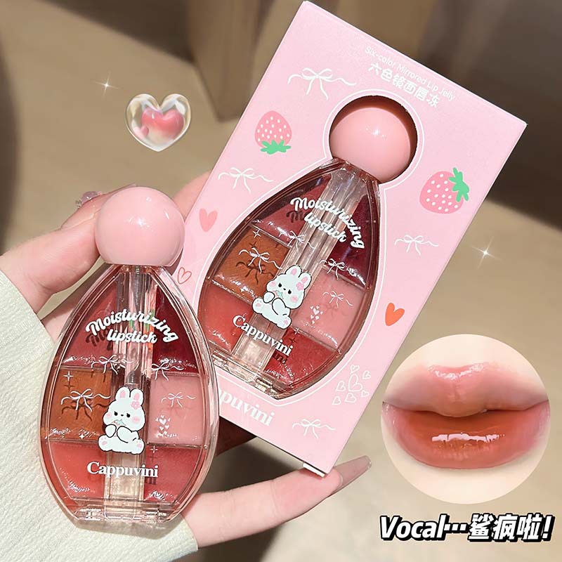Korean Fashion Six-color Mirro - Lip Tint Korean review and price