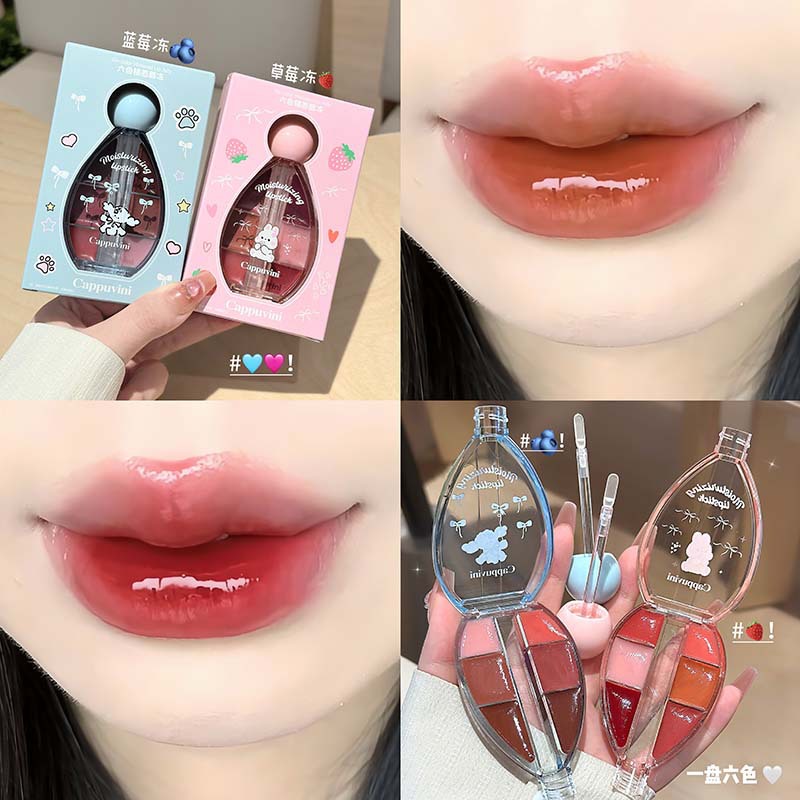 Korean Fashion Six-color Mirro - Lip Tint Korean review and price