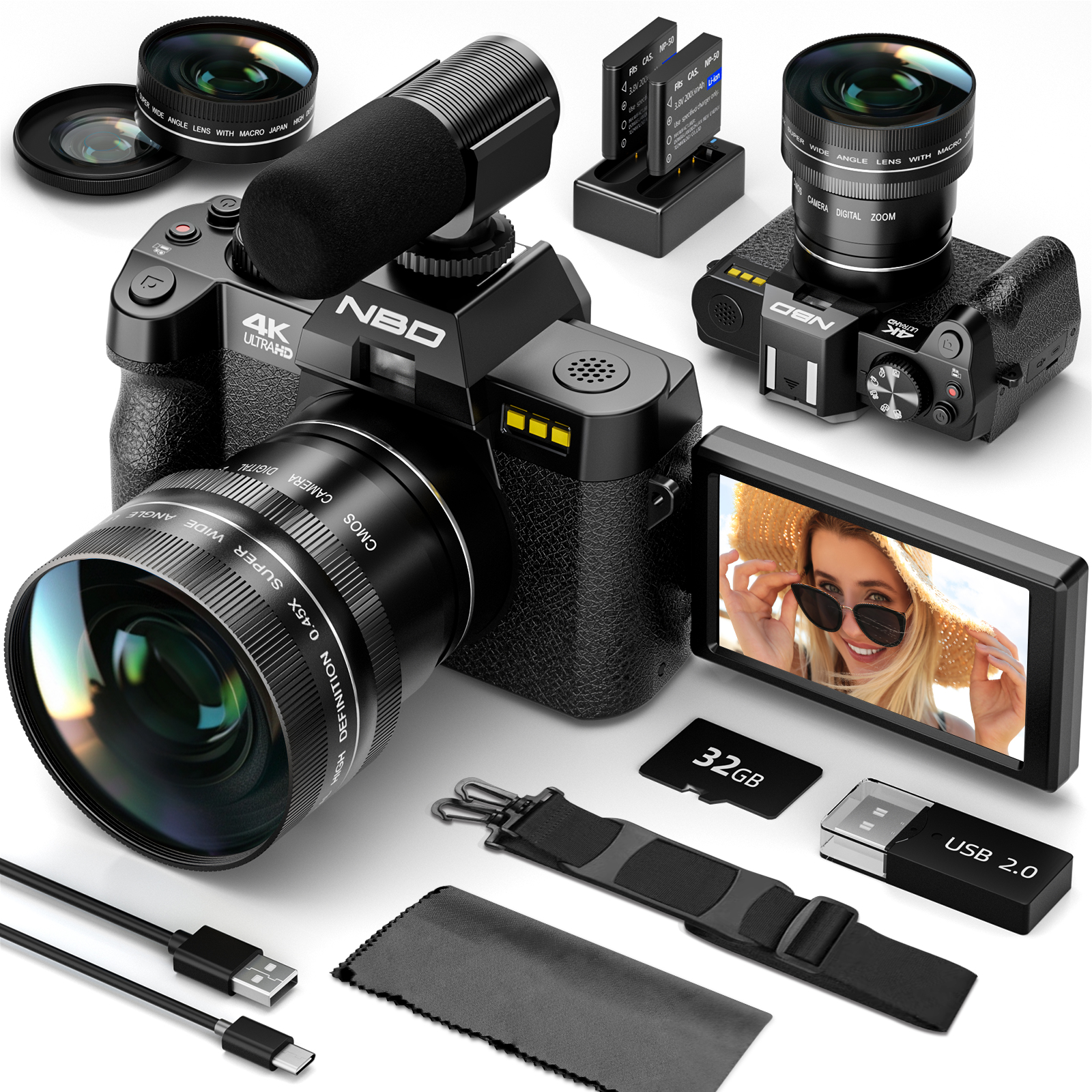 NBD 48MP 4K Digital Camera S10 - Korean Girl Lifestyle review and price