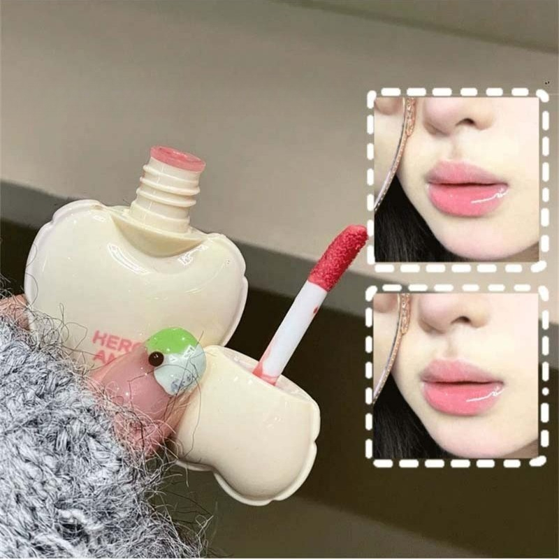Cute Heart Mirror Liquid Lipst - Lip Tint Korean review and price