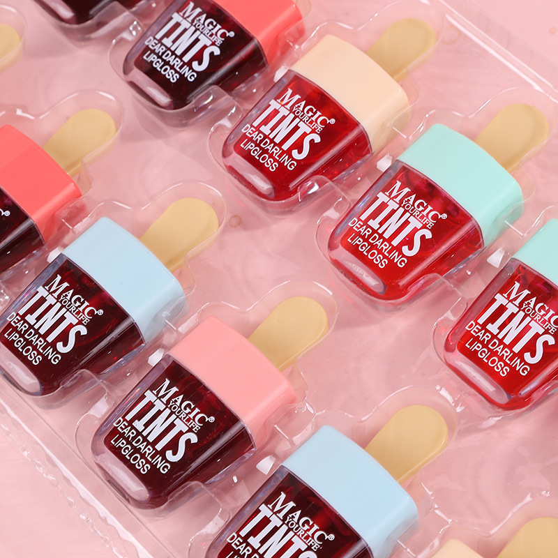 12Pcs Korea Fruit Lip Tint Ice - Lip Tint Korean review and price